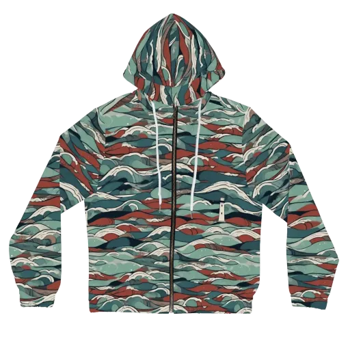 Tidewatch on a Women's Full-Zip Hoodie