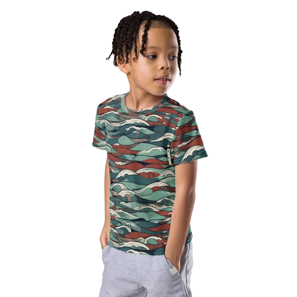 Tidewatch on Kids Crew Neck T-Shirt — Left Front