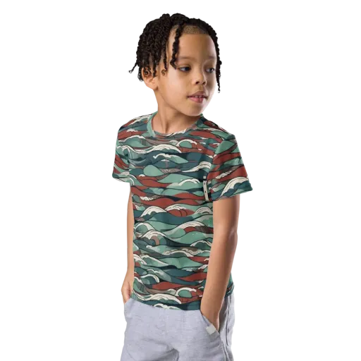 Tidewatch on a Kids Crew Neck T-Shirt