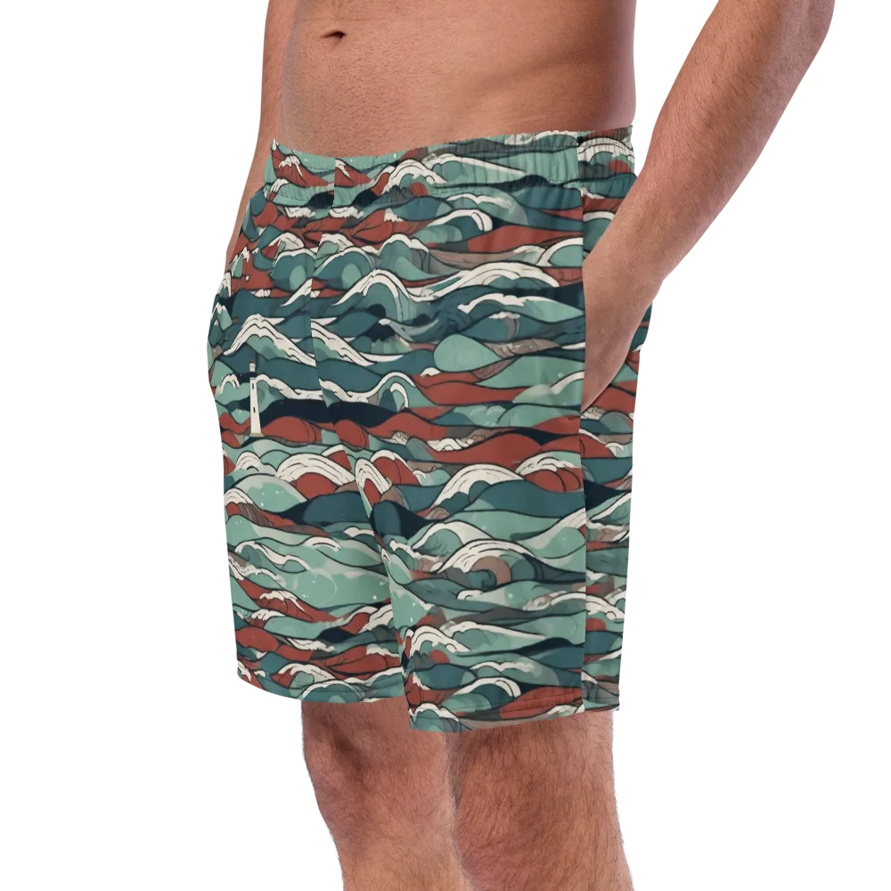 Tidewatch on Swim Trunks — Left Front