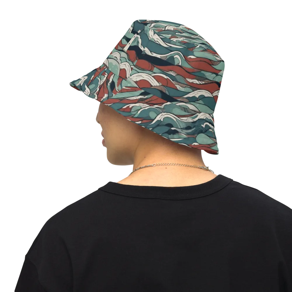 Tidewatch on Reversible Bucket Hat — Back Inside