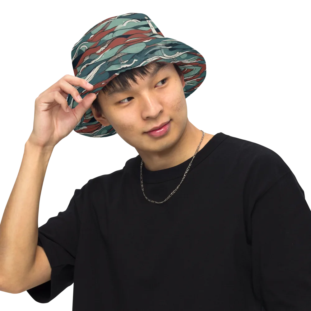 Tidewatch on Reversible Bucket Hat — Front Inside