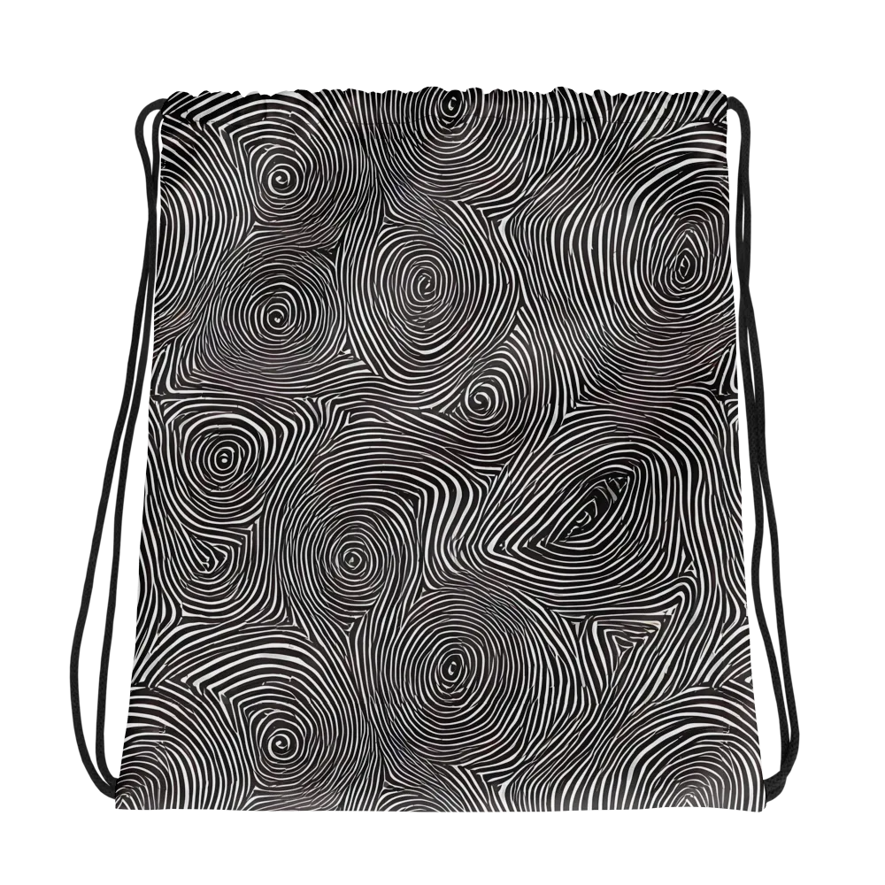 Obsidian Rings on Drawstring Bag — Photo