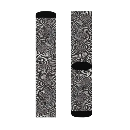 Obsidian Rings on a Socks