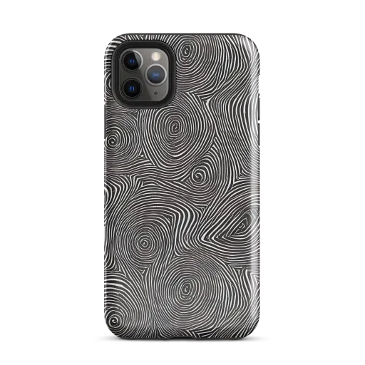 Obsidian Rings on a Tough Case for iPhone®
