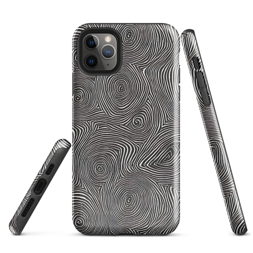 Obsidian Rings on Tough Case for iPhone® — Front