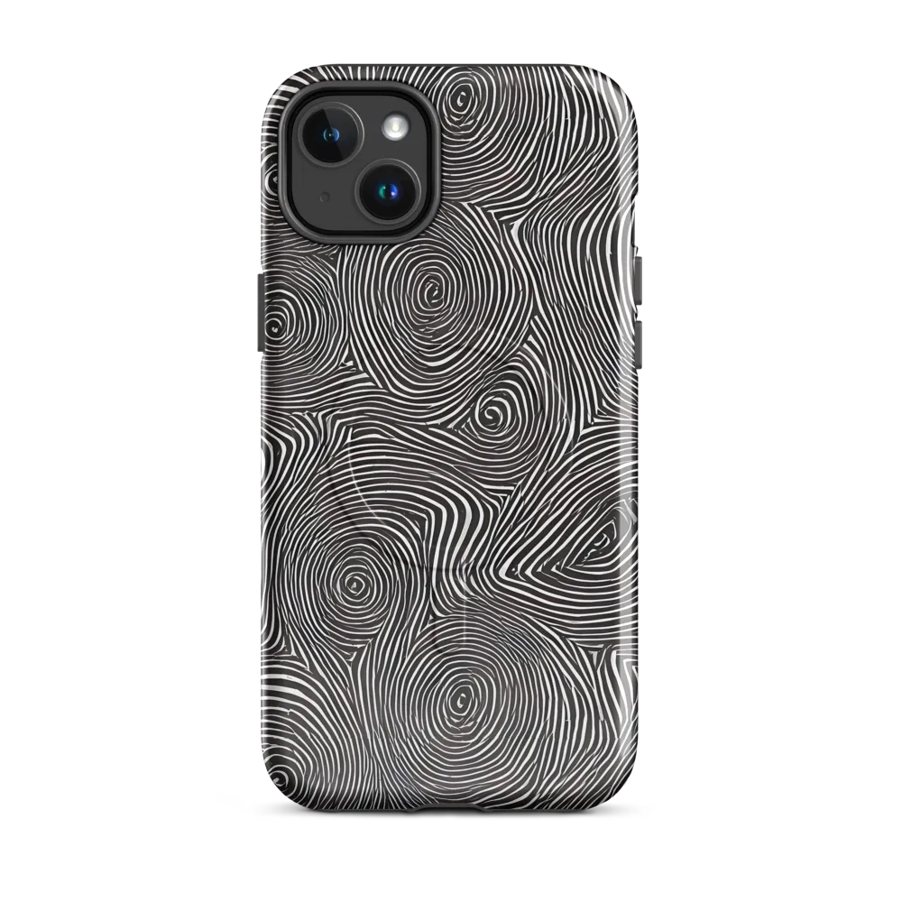 Obsidian Rings on MagSafe Tough Case for iPhone® — Front