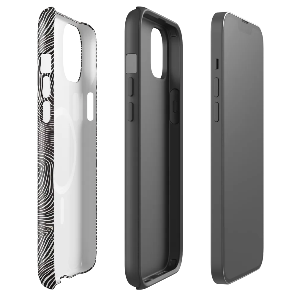 Obsidian Rings on MagSafe Tough Case for iPhone® — Front