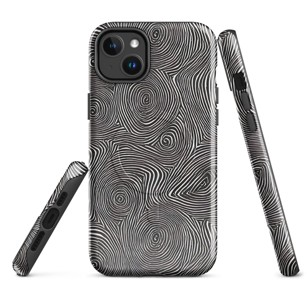 Obsidian Rings on MagSafe Tough Case for iPhone® — Front