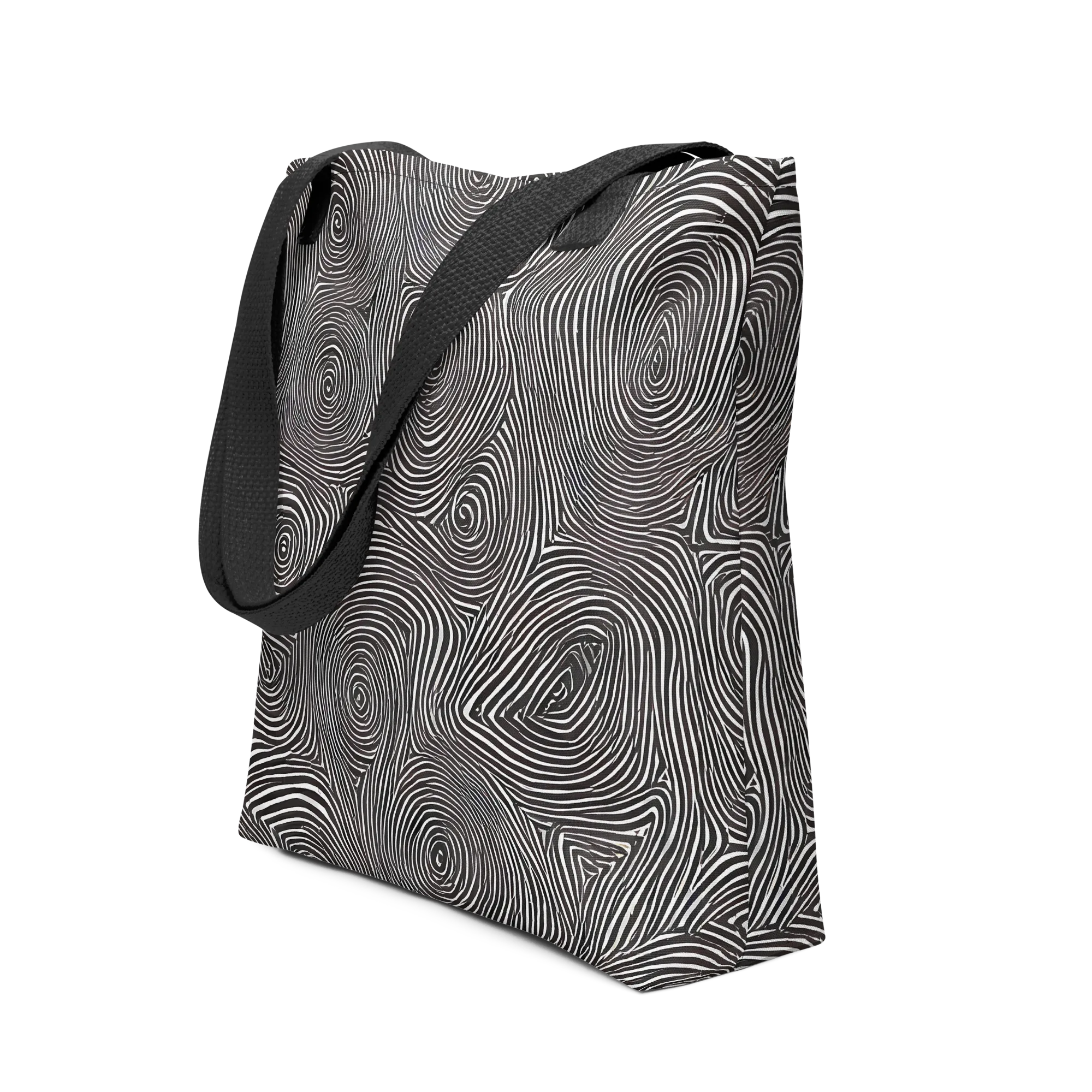 Obsidian Rings on Tote Bag — Front