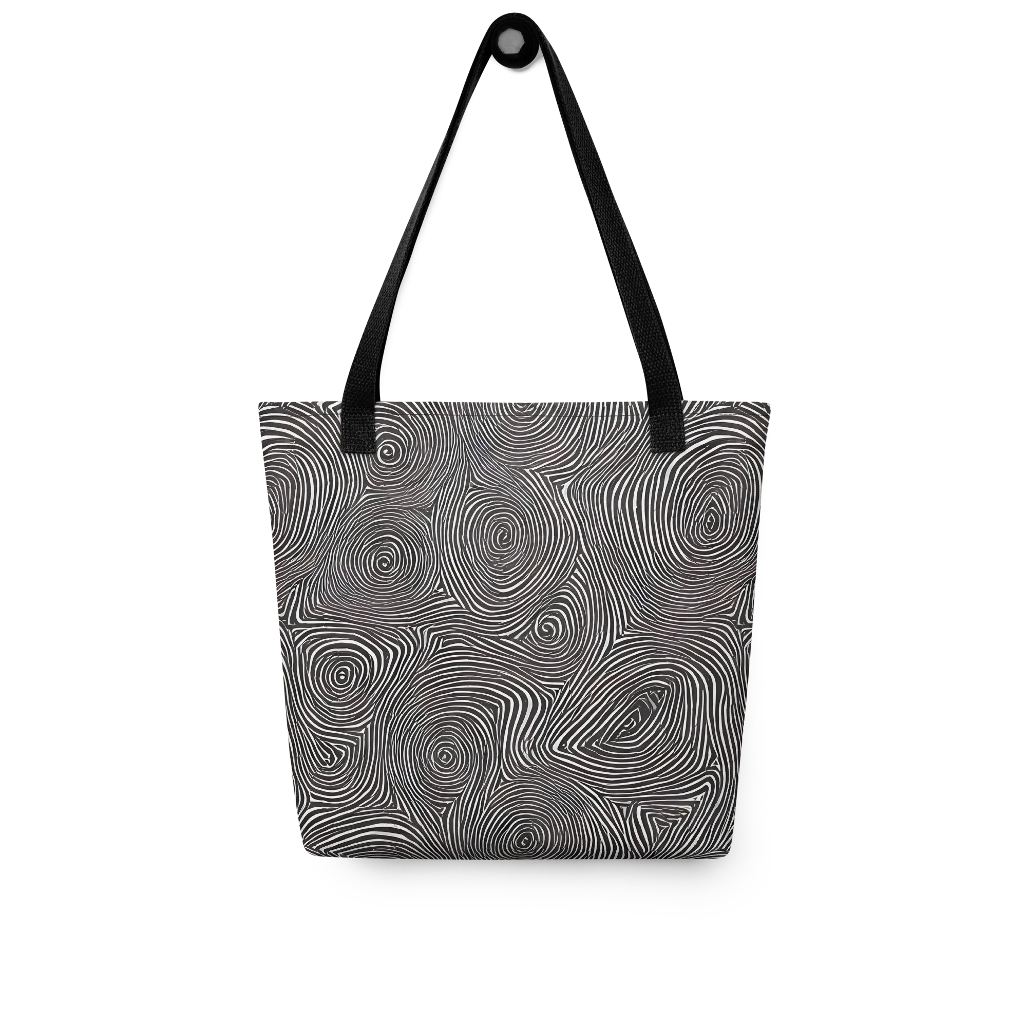 Obsidian Rings on Tote Bag — Front