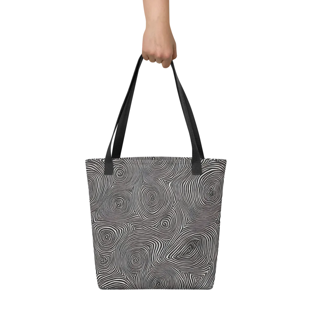 Obsidian Rings on Tote Bag — Front