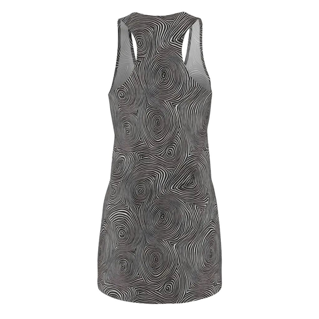 Obsidian Rings on Racerback Dress — Back