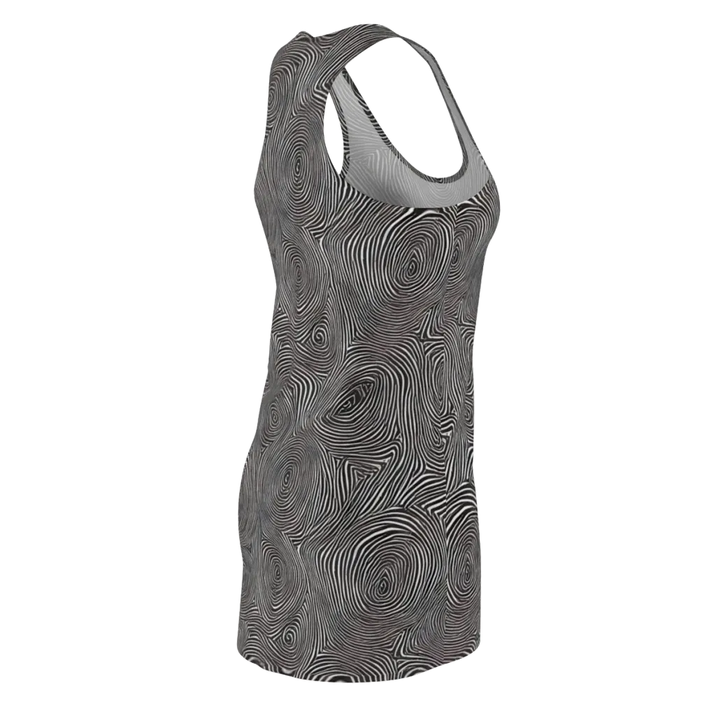 Obsidian Rings on Racerback Dress — Back Side
