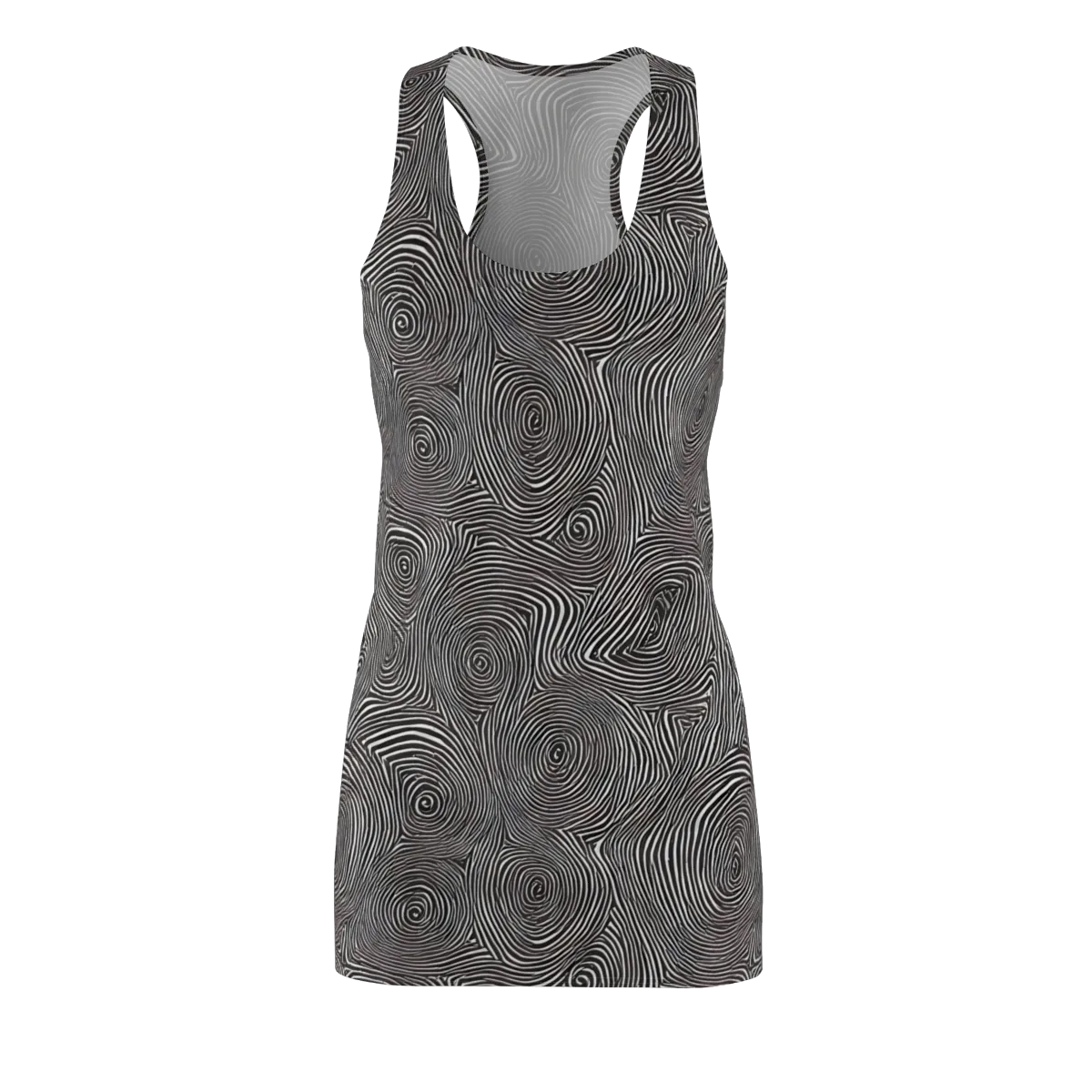 Obsidian Rings on Racerback Dress — Front