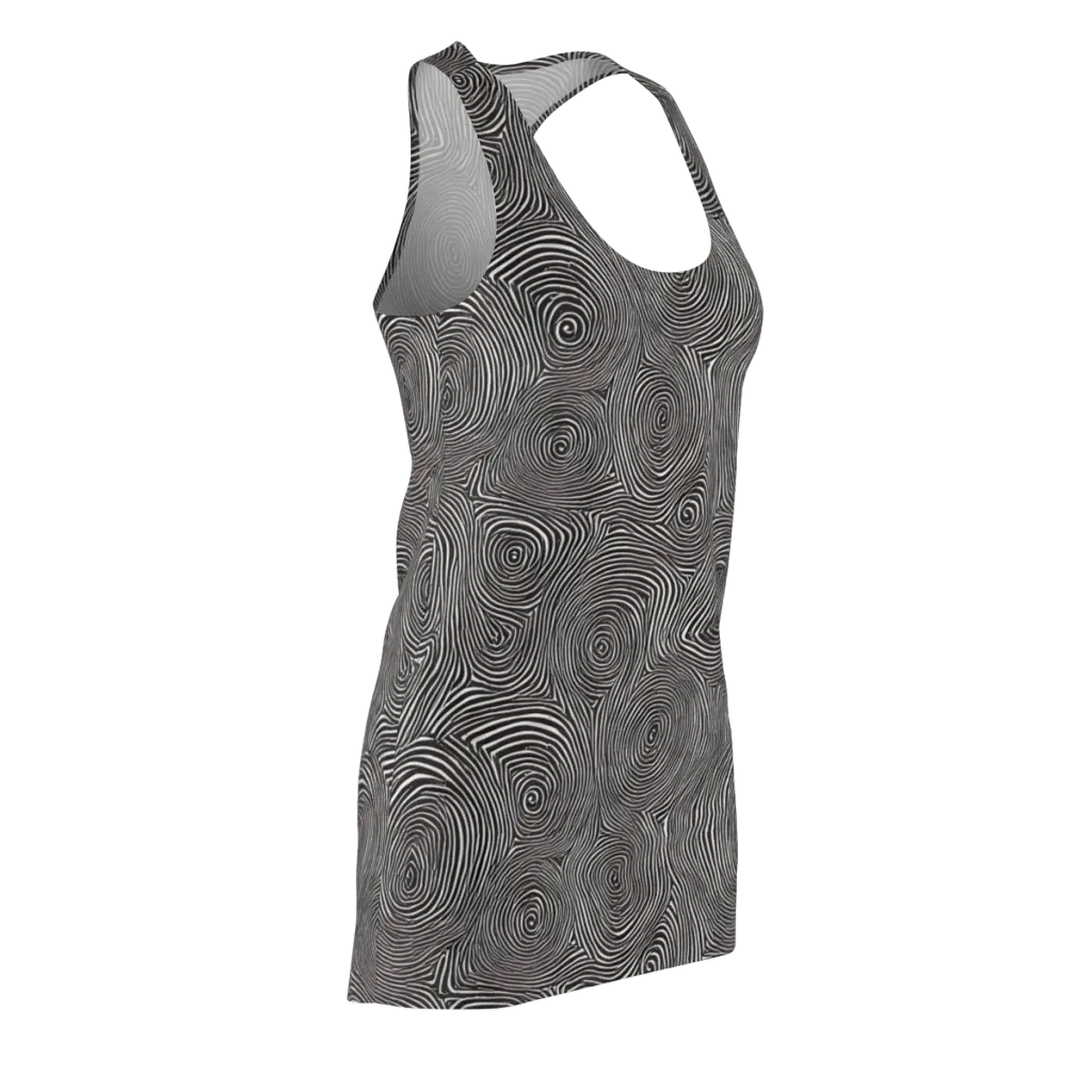Obsidian Rings on Racerback Dress — Front Side
