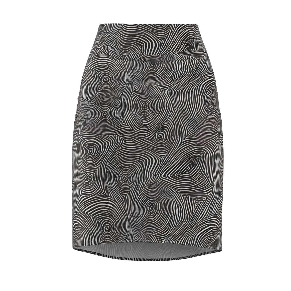 Obsidian Rings on Pencil Skirt — Front