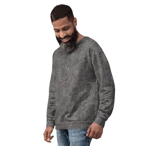 Obsidian Rings on a Sweatshirt
