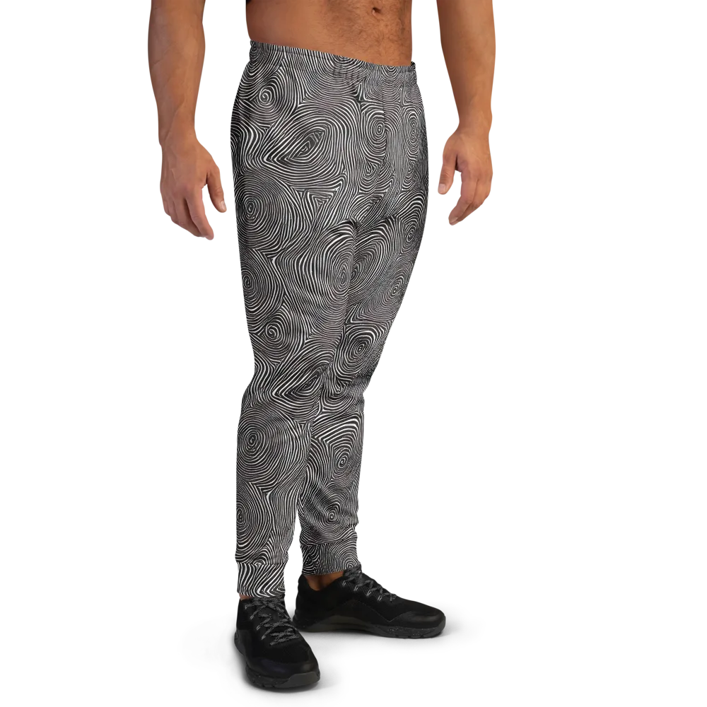 Obsidian Rings on Men's Joggers — Right