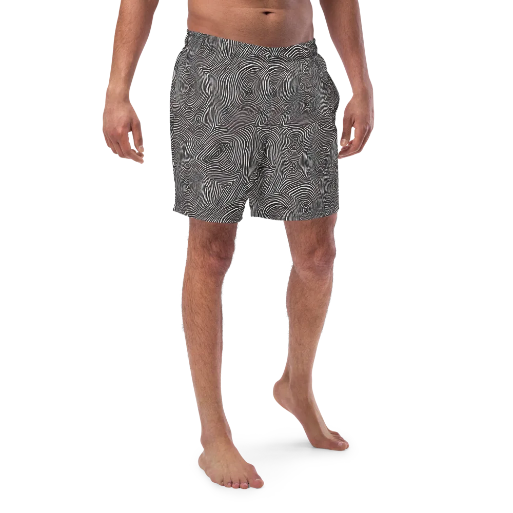 Obsidian Rings on Swim Trunks — Front