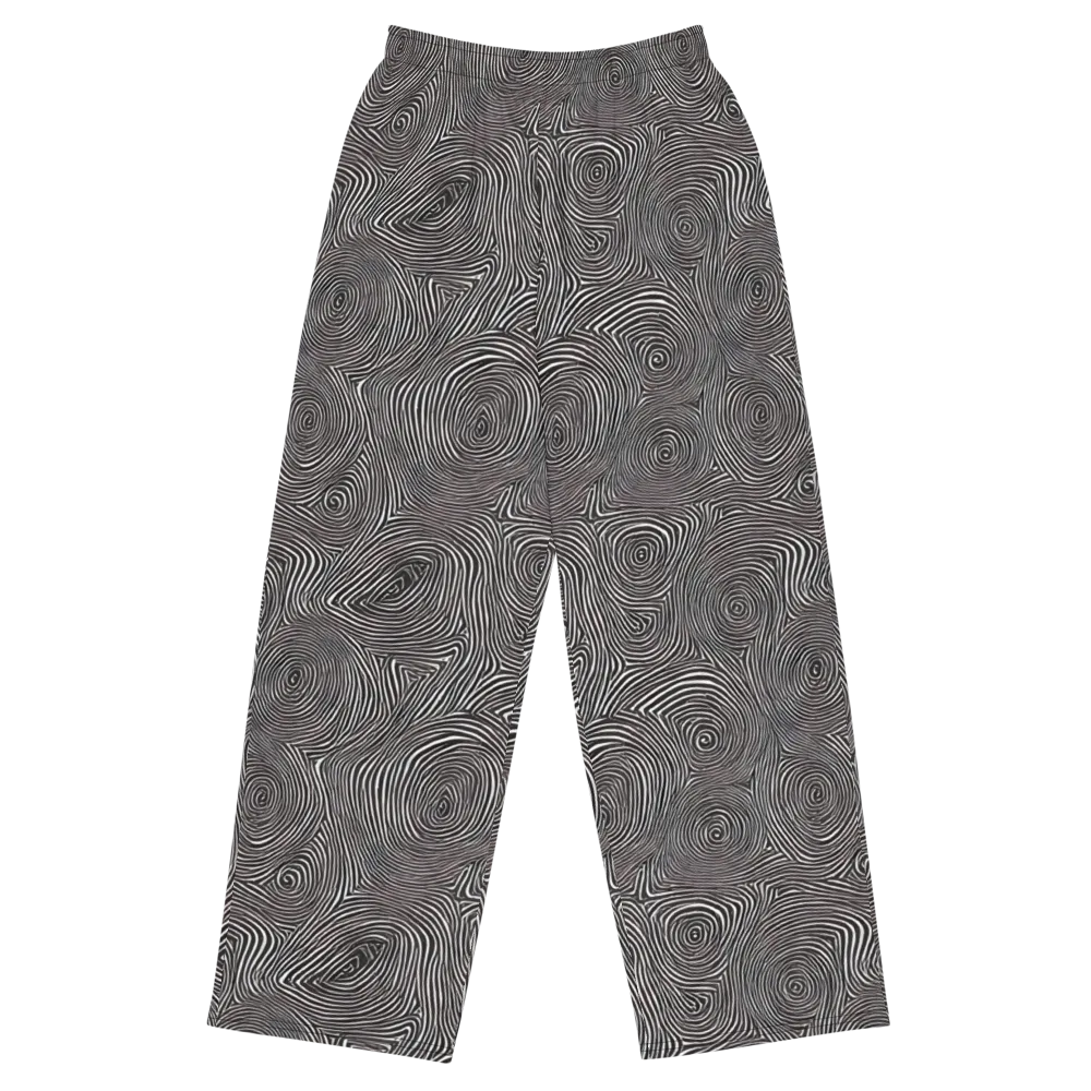 Obsidian Rings on Wide-Leg Pants — Front