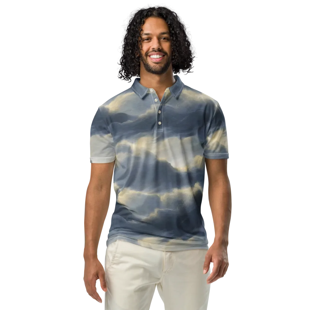 Cloudwater on Men's Slim Fit Polo Shirt — Front