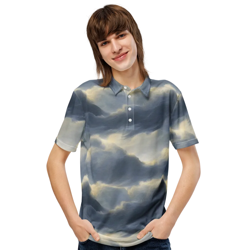Cloudwater on Men's Slim Fit Polo Shirt — Front