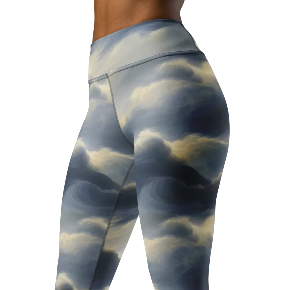 Cloudwater on Yoga Leggings — Left Front