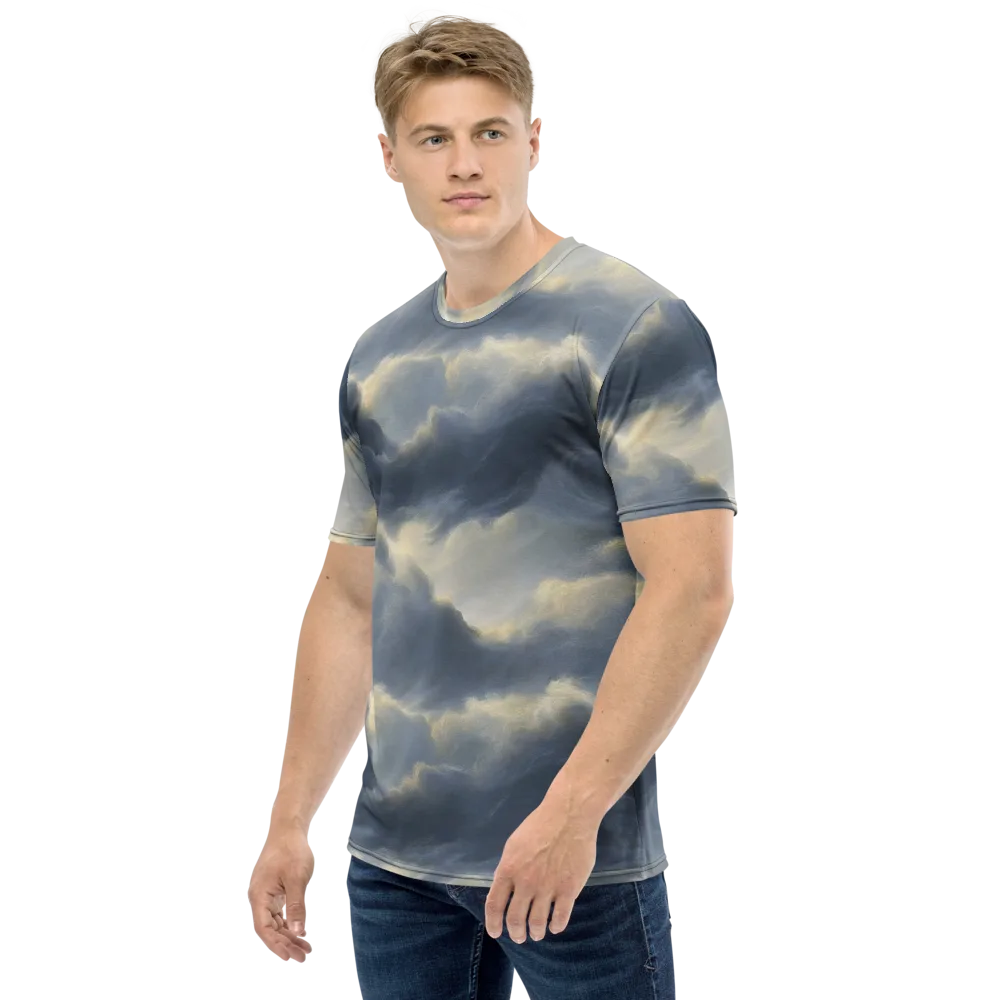 Cloudwater on Men's Crew Neck T-Shirt — Left
