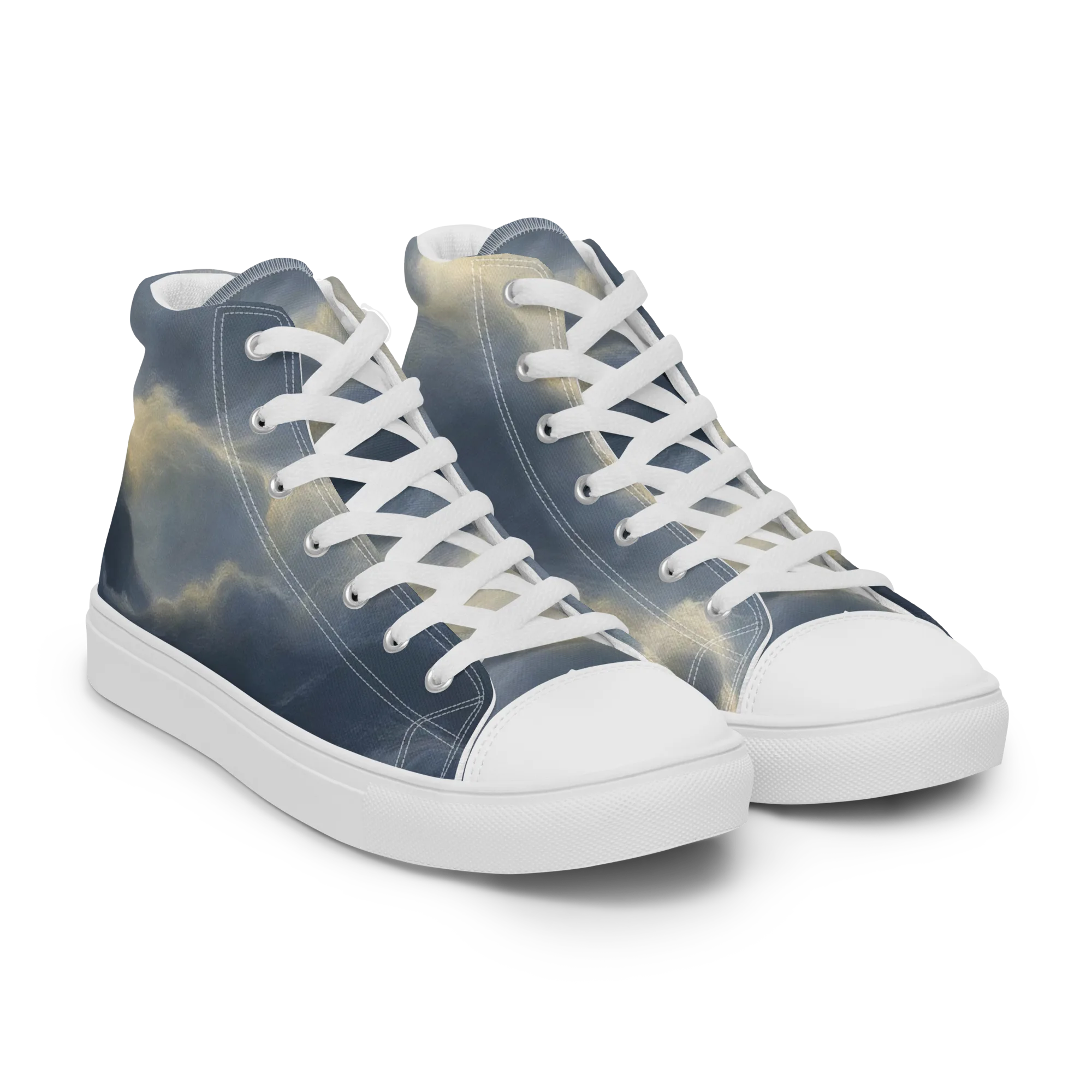 Cloudwater on Men's High Top Canvas Shoes — Right Front