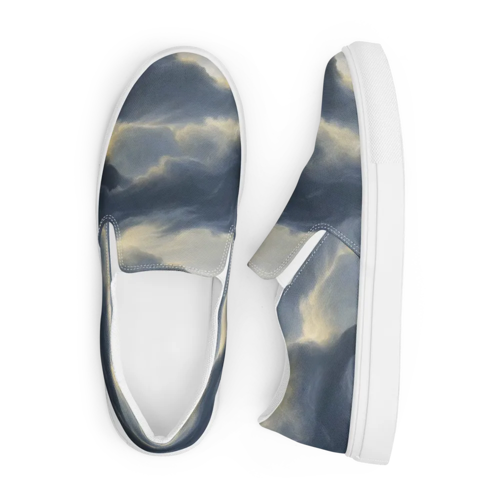 Cloudwater on Men's Slip-On Canvas Shoes — Front