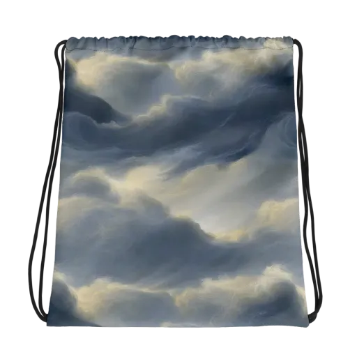 Cloudwater on a Drawstring Bag