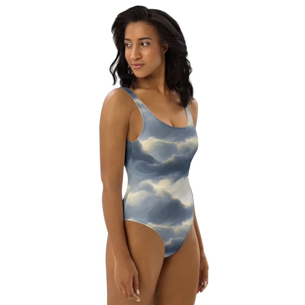 Cloudwater on One-Piece Swimsuit — Right