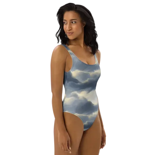 Cloudwater on a One-Piece Swimsuit