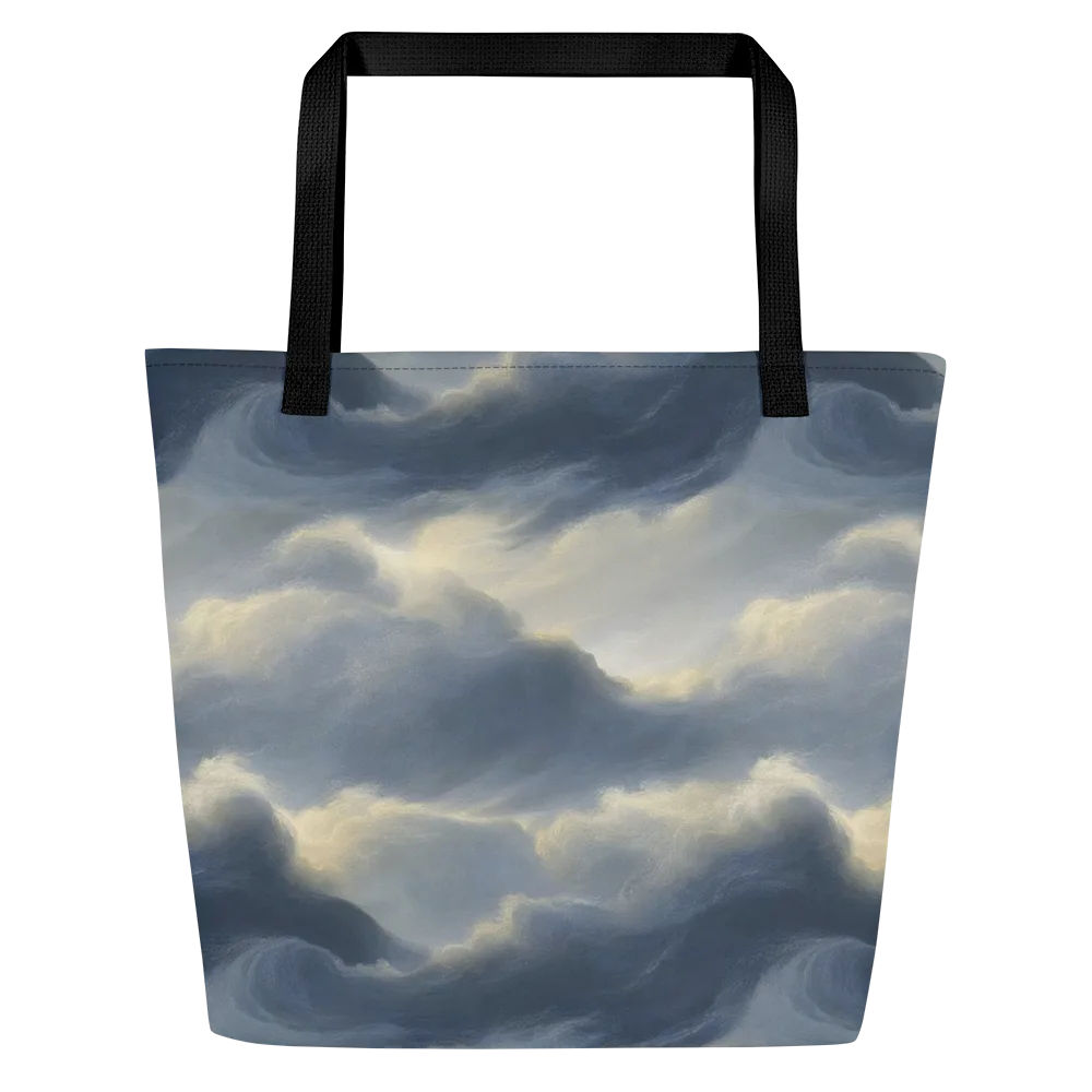 Cloudwater on Large Tote Bag W/ Pocket — Front