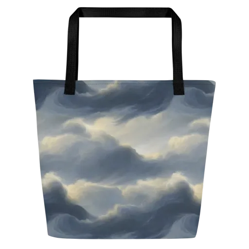 Cloudwater on a Large Tote Bag W/ Pocket