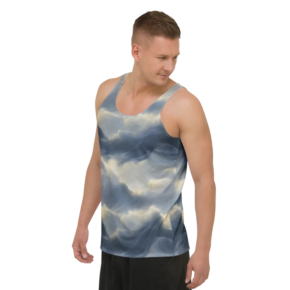 Cloudwater on Men's Tank Top — Left Front