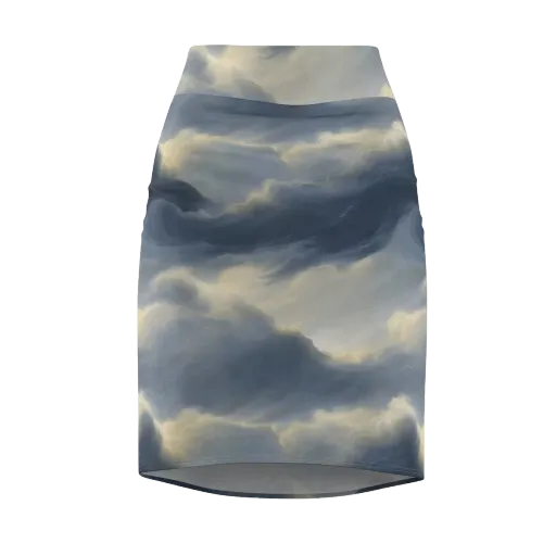 Cloudwater on a Pencil Skirt
