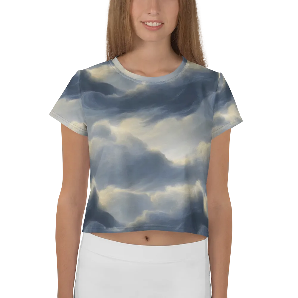 Cloudwater on Crop Tee — Front