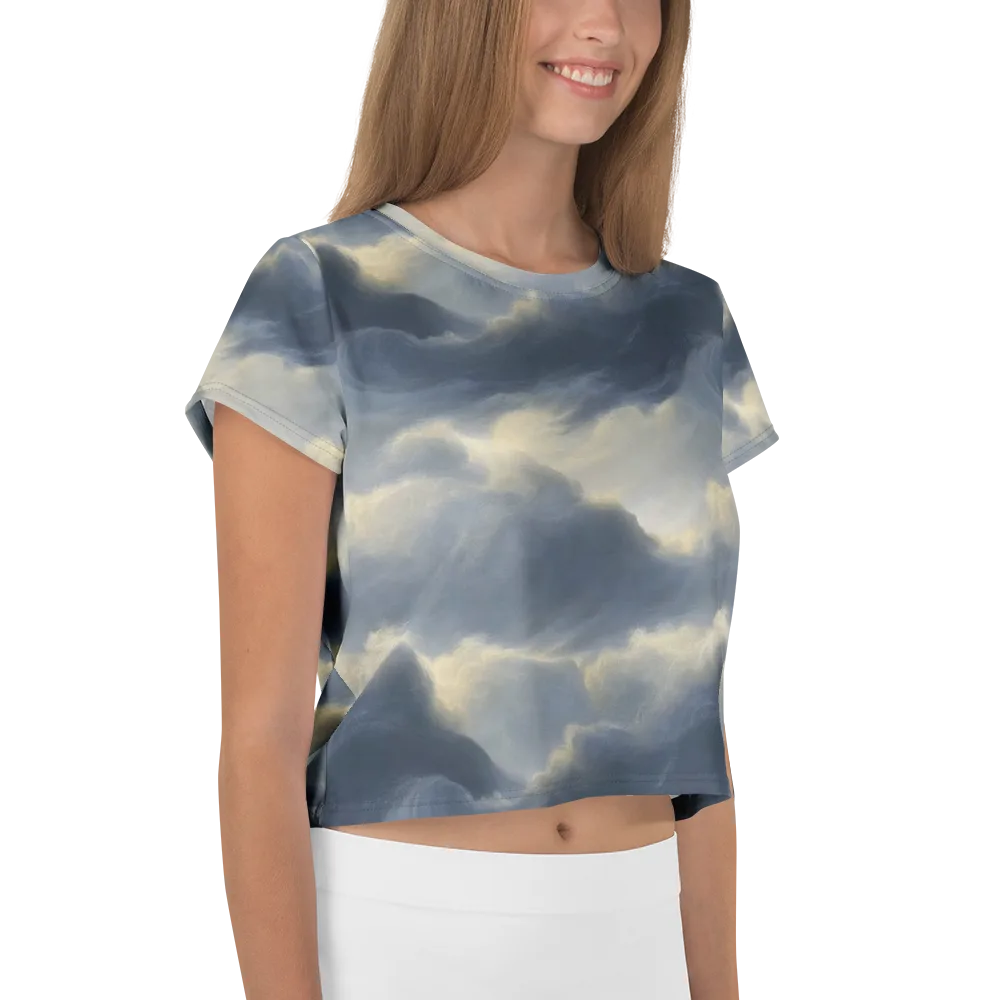 Cloudwater on Crop Tee — Right