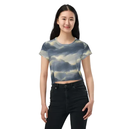 Cloudwater on a Crop Tee