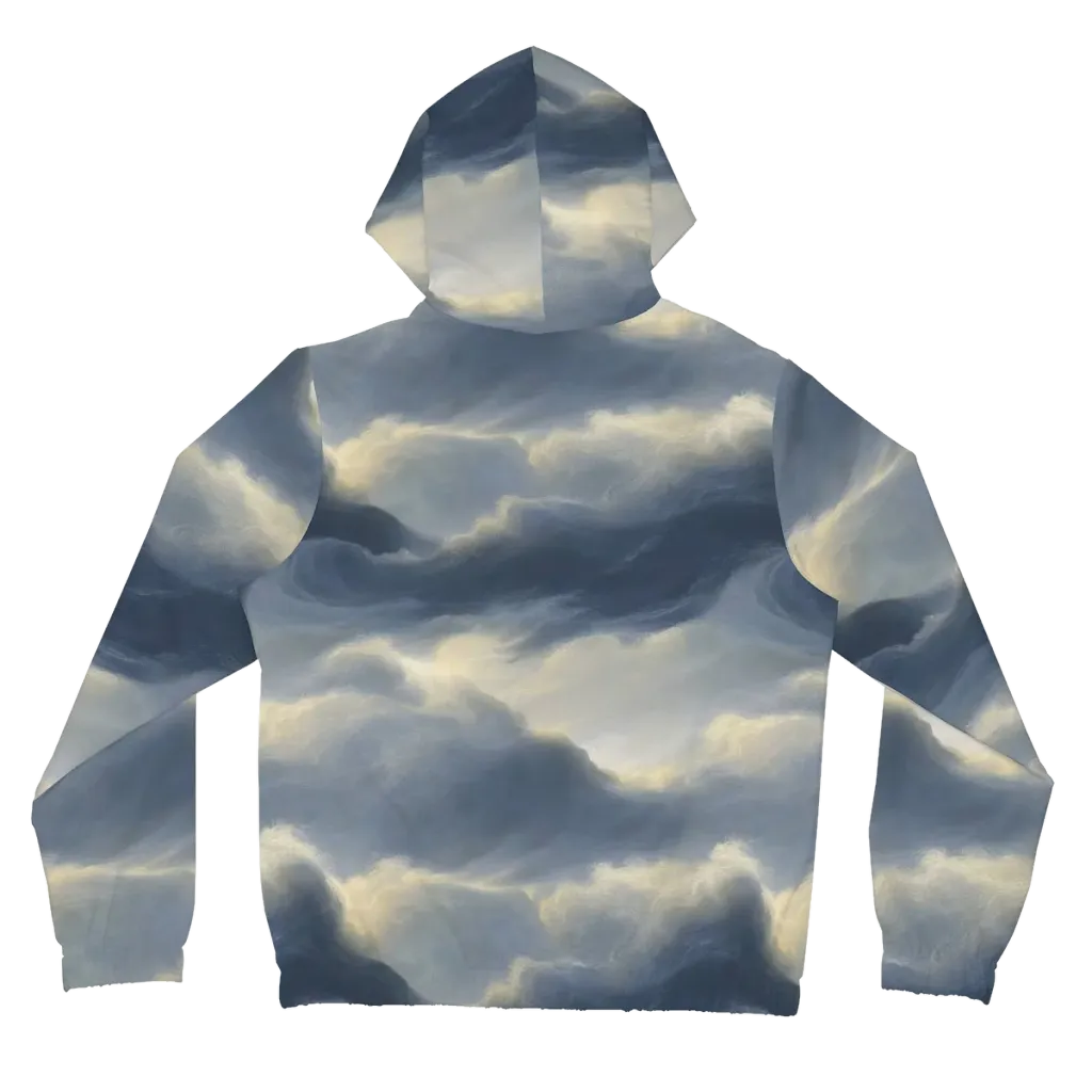 Cloudwater on Women's Full-Zip Hoodie — Back