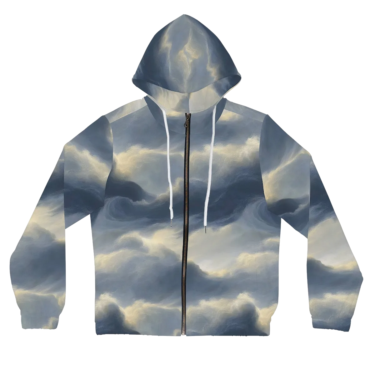 Cloudwater on Women's Full-Zip Hoodie — Front