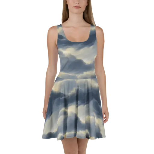 Cloudwater on a Skater Dress
