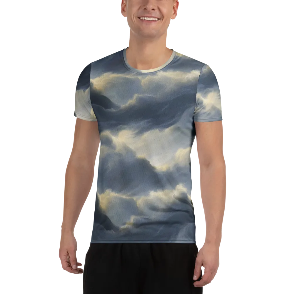 Cloudwater on Men's Athletic T-Shirt — Front