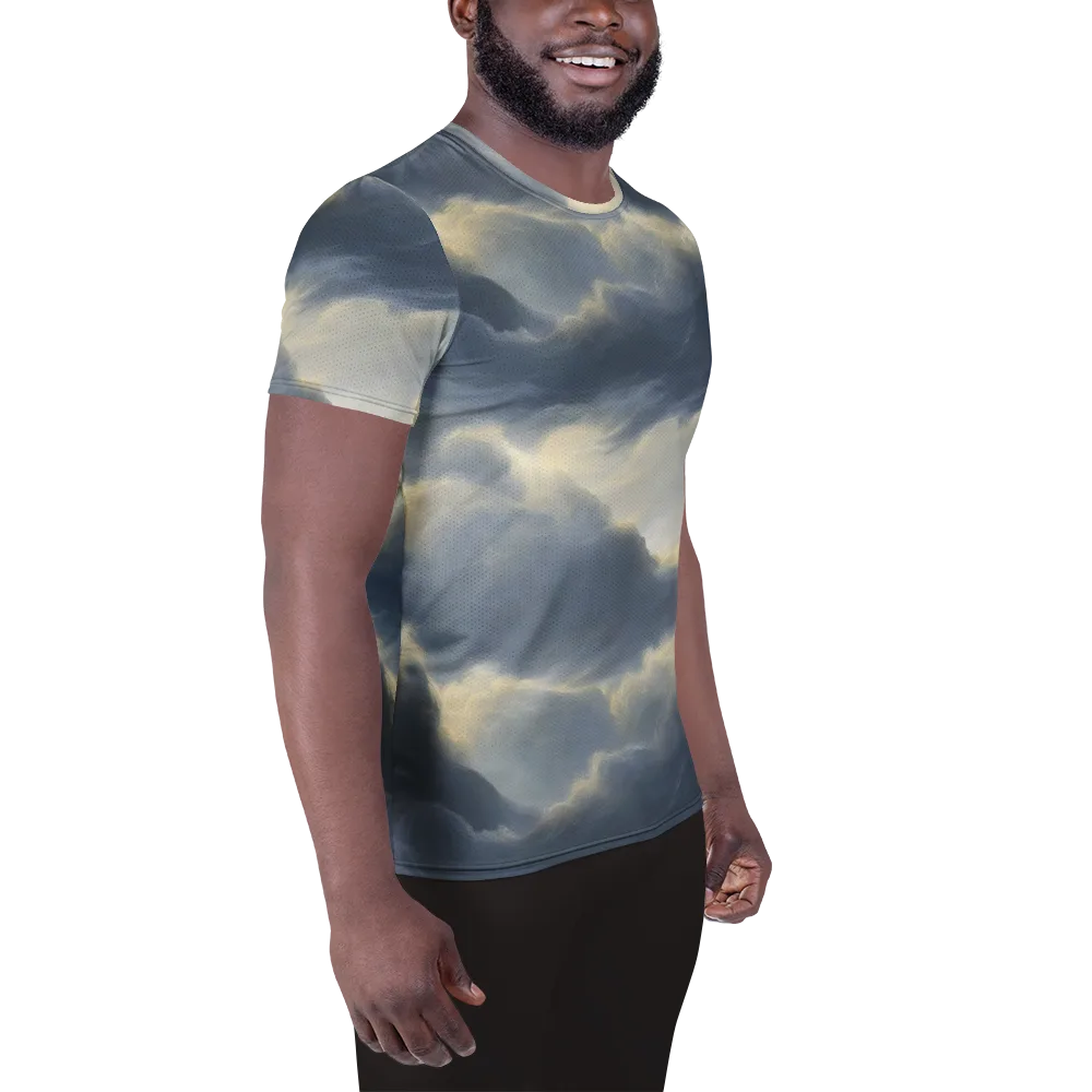 Cloudwater on Men's Athletic T-Shirt — Right