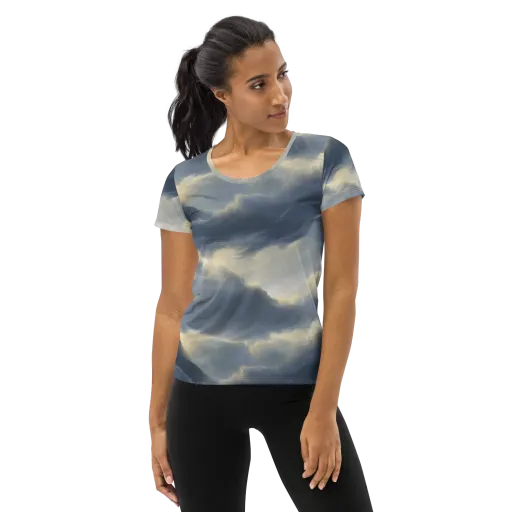 Cloudwater on a Women's Athletic T-Shirt