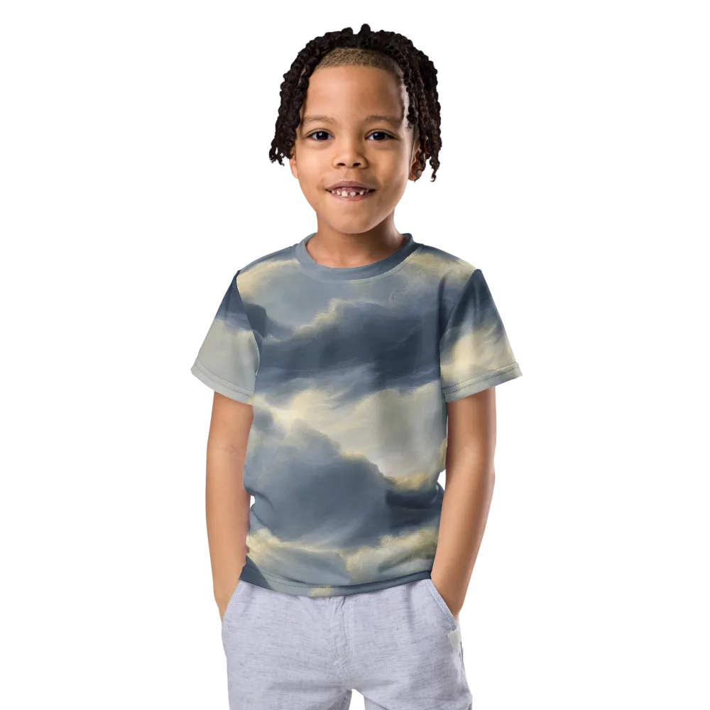 Cloudwater on Kids Crew Neck T-Shirt — Front
