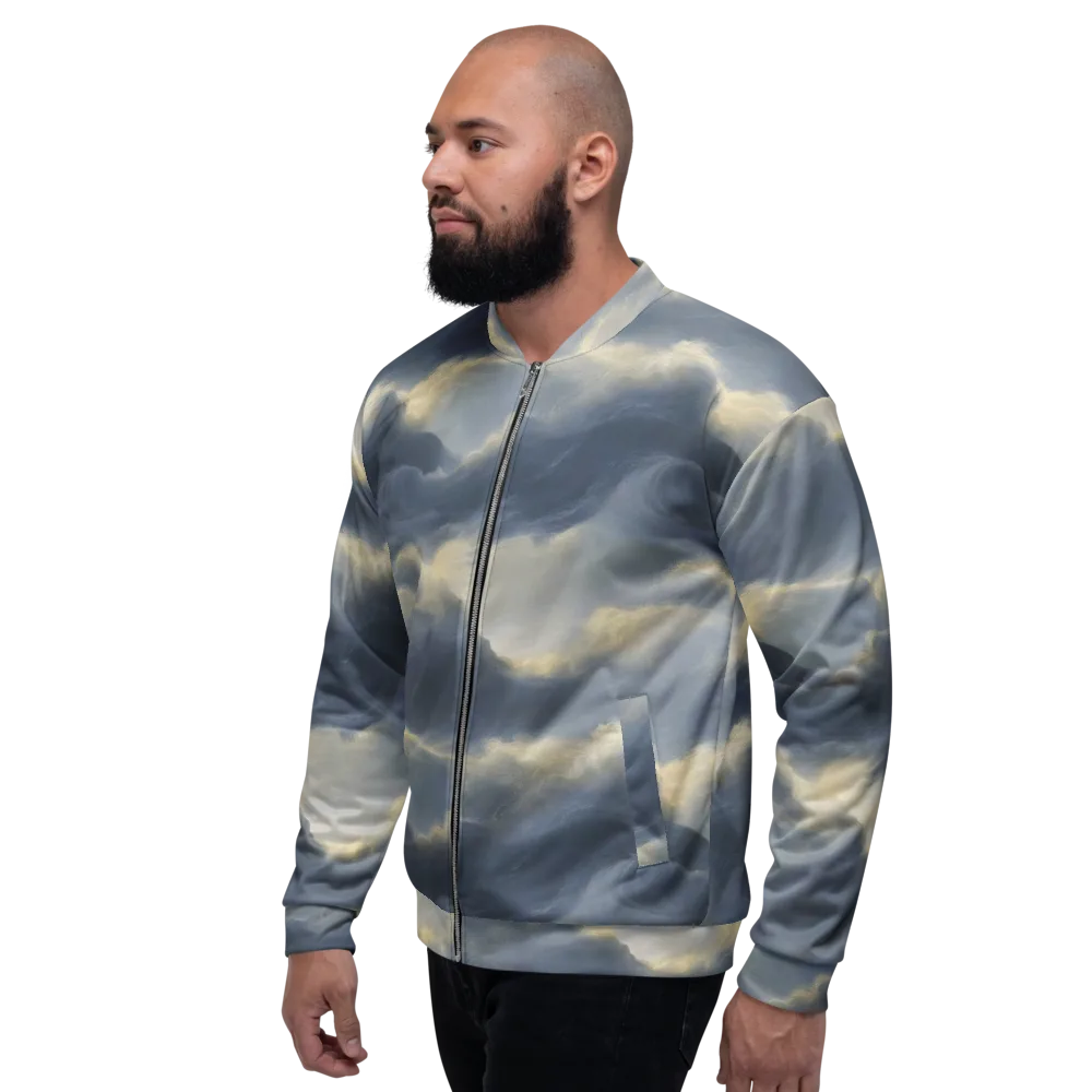 Cloudwater on Bomber Jacket — Left