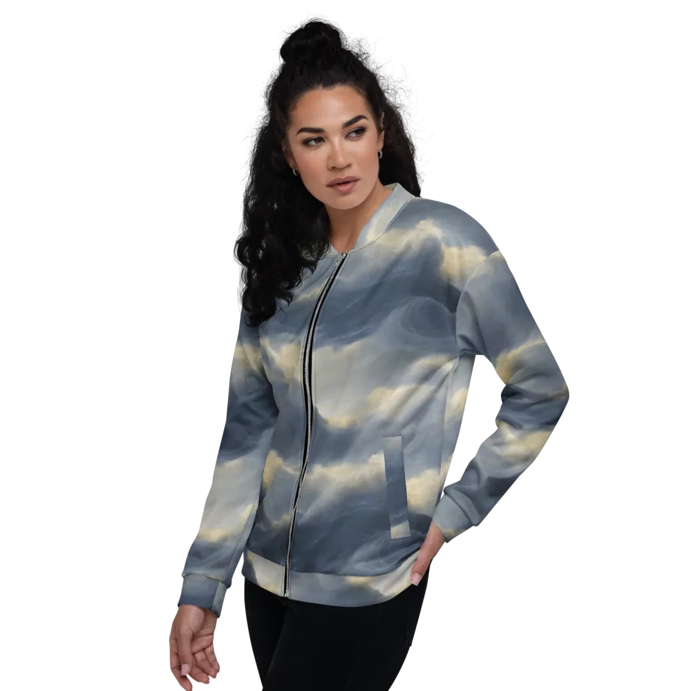 Cloudwater on Bomber Jacket — Left